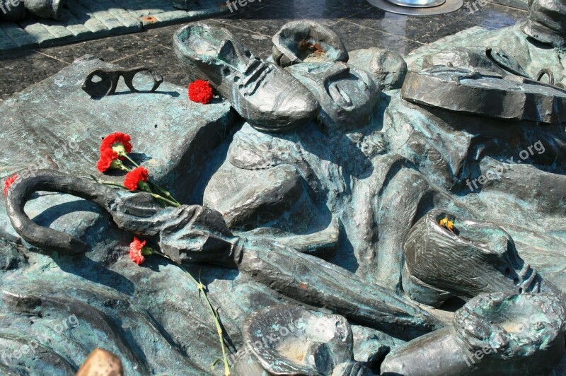 Holocaust Monument Personal Belongings Of Victims Stripped Taken Away Heaped