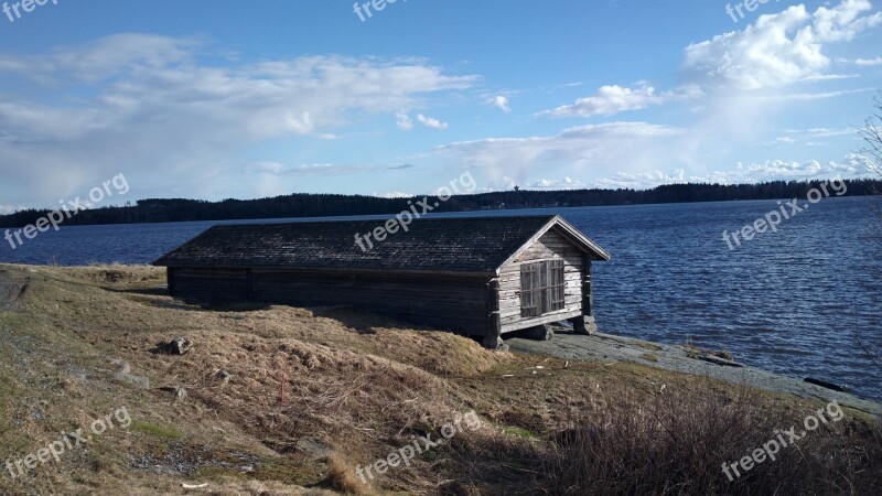 Beach Clouds Cloud Finnish Cottage