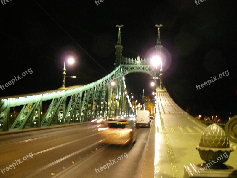 Budapest Bridge Chain Bridge Hungary Danube