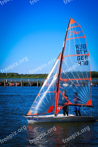 Sailing Boat 29er Boat Sailing Sail