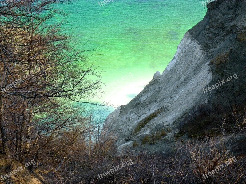 Denmark Moens Klint Møns Klint Baltic Sea Rock