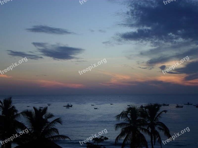 Beach Sunrise Sunset Beautiful Beach Sand Beach