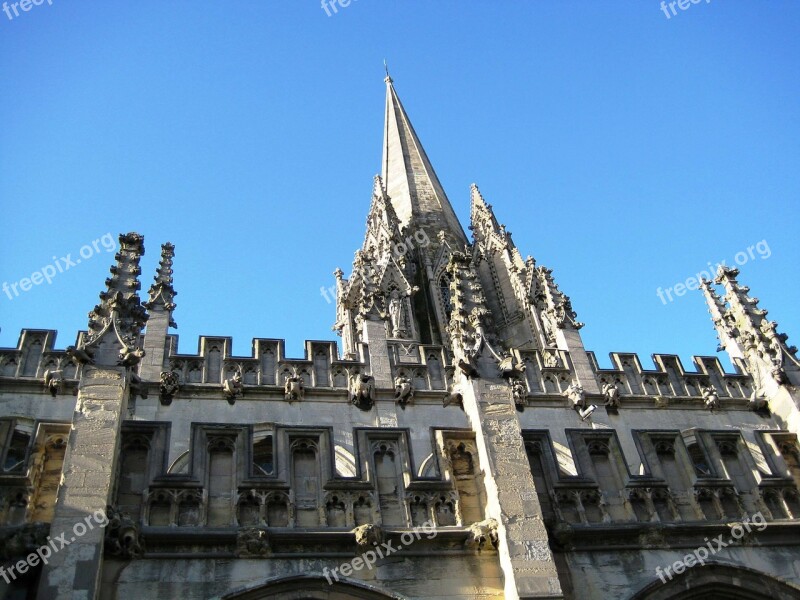 Oxford England Building Architecture Sky