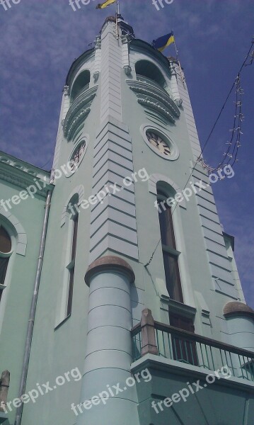 Mukachevo Town Hall City Architecture Tower