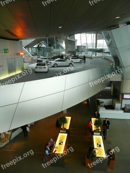 Bmw Museum Interior Hyper Modern Daring Architecture Building