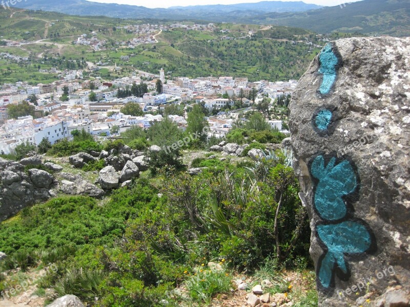 Morocco Marroc Landscape City Graffiti