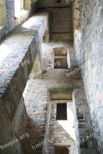 Castle Masonry Wall Stone Perspective