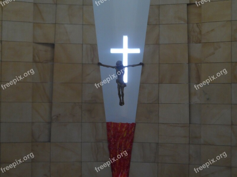 Church Cross Jesus Wall Character