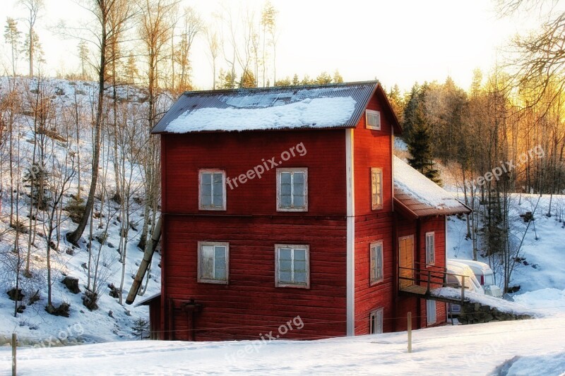 Sweden Scenic Winter Snow Ice