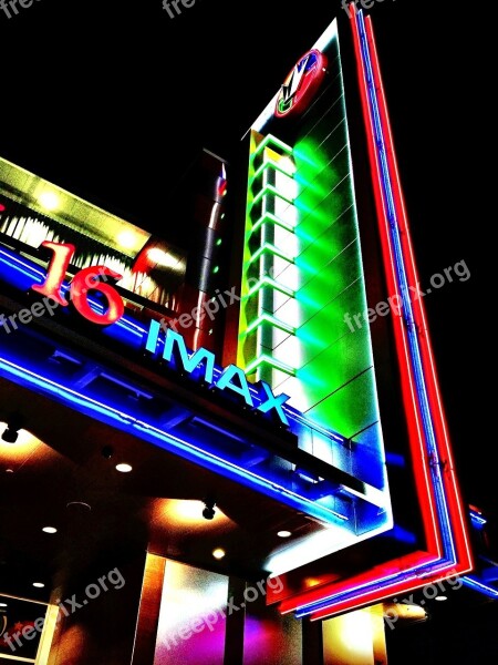 Cinema Film Theater Theatre Colorful