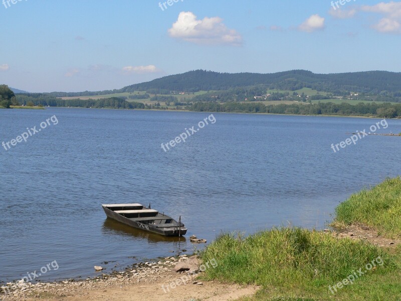 Lipno Lake Water Lake Landscape Natural Water