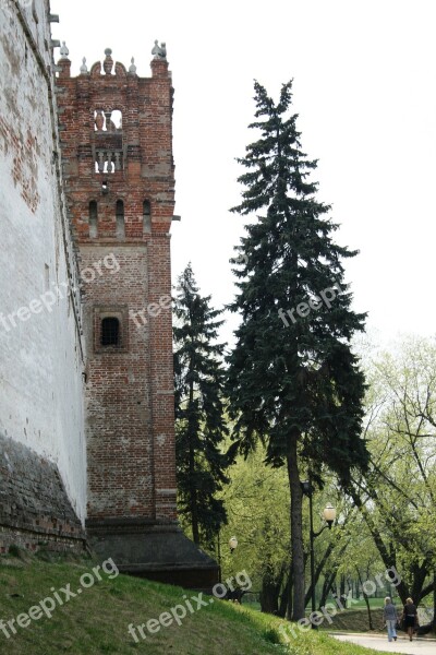 Convent Wall Tall Historic Tower