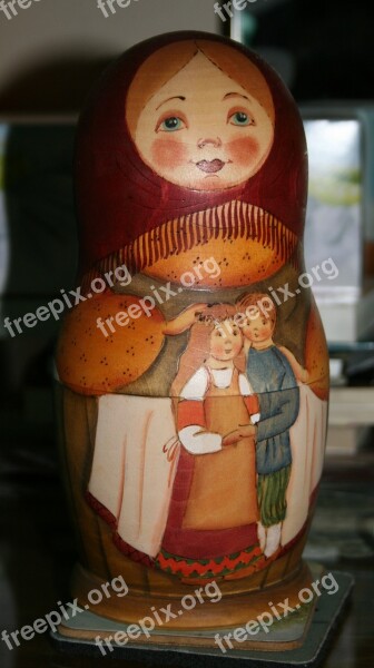 Matrioshka Dolls Mother Wood Toy