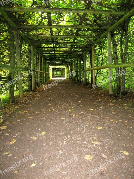 Garden Arcades Tunnel Free Photos