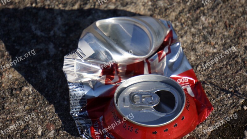 Garbage Aluminum Can Broken Deposit