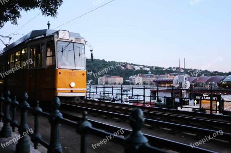 Transport Vehicle Tram Budapest Free Photos