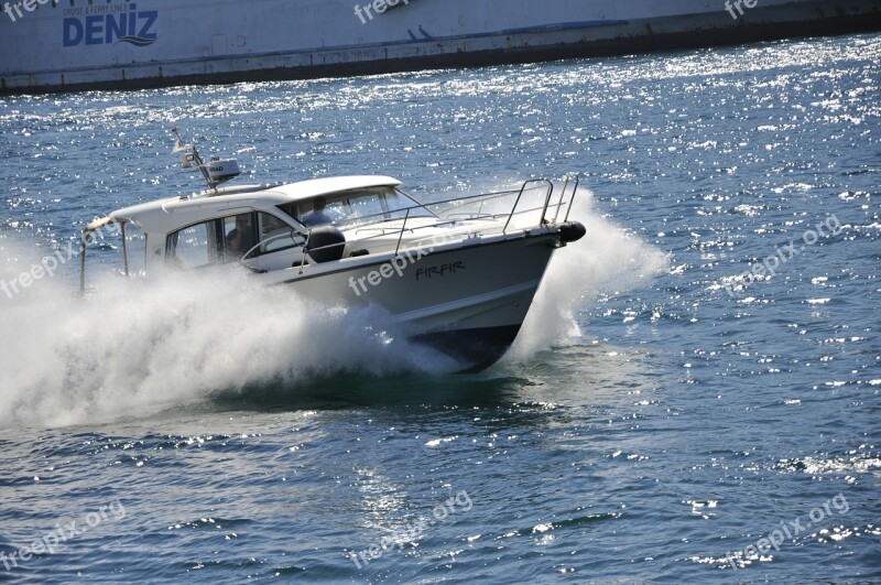 Istanbul Yacht Trip Speed Boat Free Photos