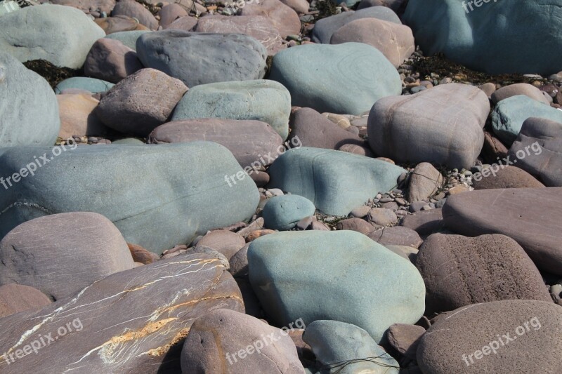 Stones Beach Pebbles Coast Sea