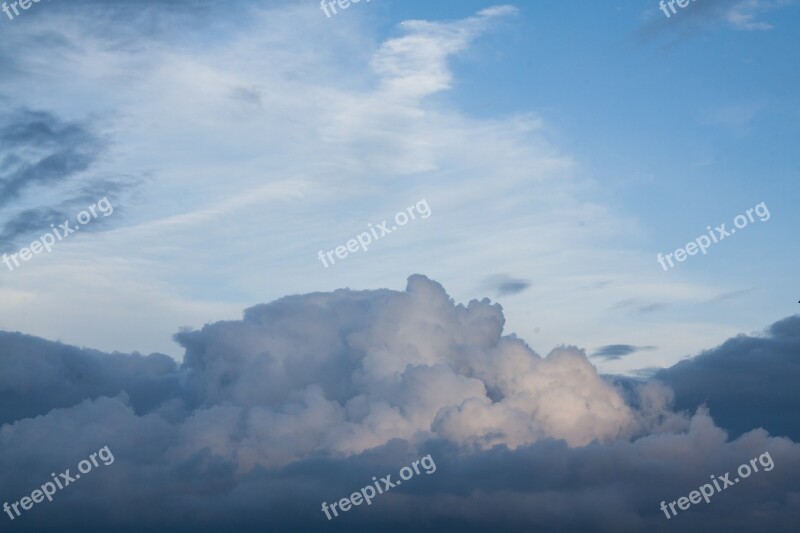 Cloud Cumulus Clouds Cumulus Thunderstorm Sky