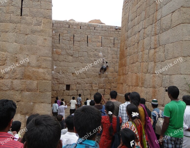 Jyothi Rai Spiderman Vertical Wall Climbing Rock Climbing Fort