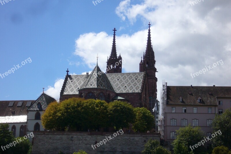 Switzerland Church Basel Free Photos