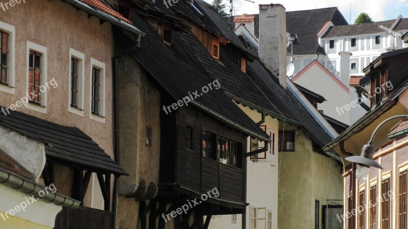 Cesky Krumlov Cesky Krumlov Roofs Old Houses City