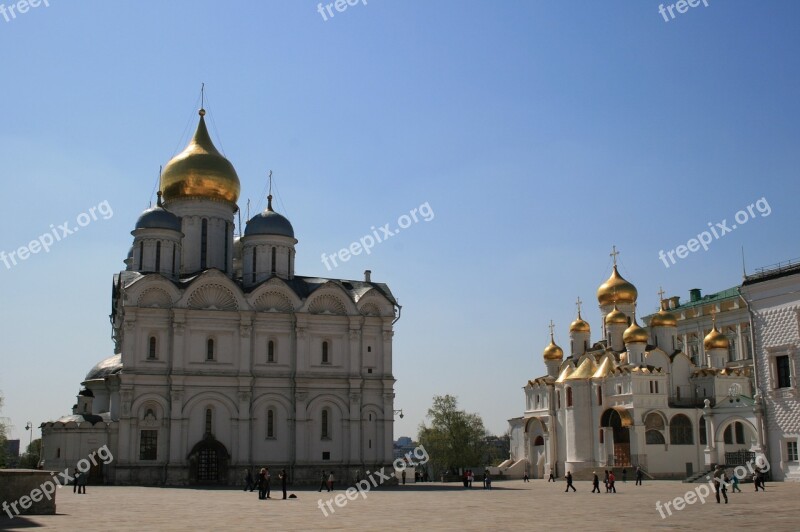 Cathedral Of The Archangel Architecture White Building Domes 1 Golden Dome