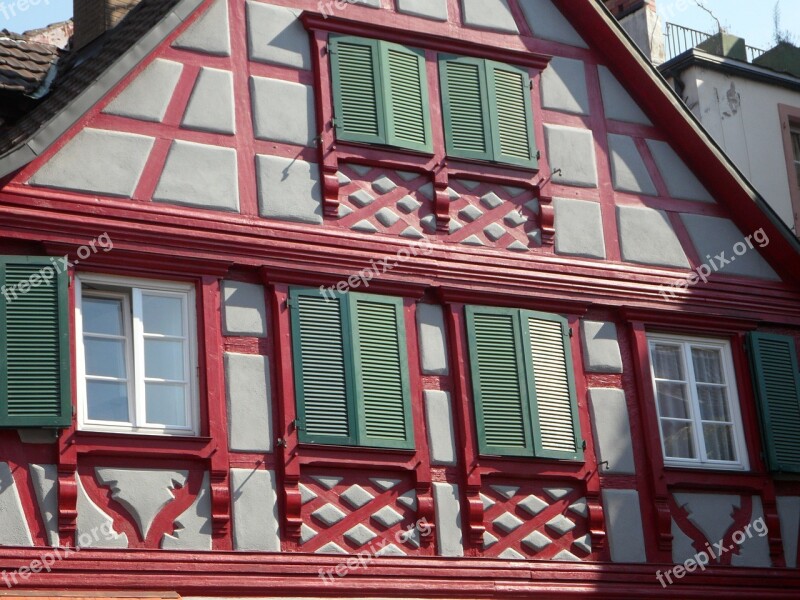 Historic Center Fachwerkhaus Facade House Building