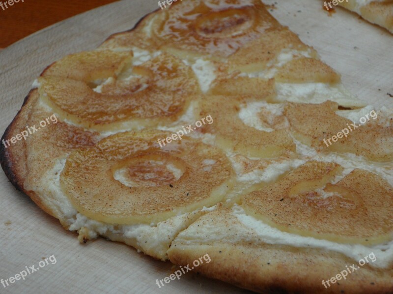 Tarte Flambée Sweet Delicious Pastries Food