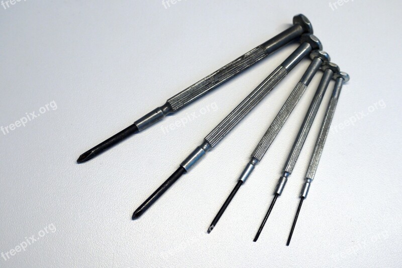 Screwdriver Screws Iron Macro Tools