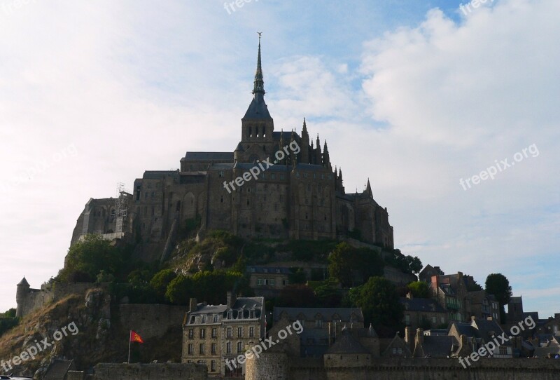 Mont Saint-michel Normandy Abbey Island