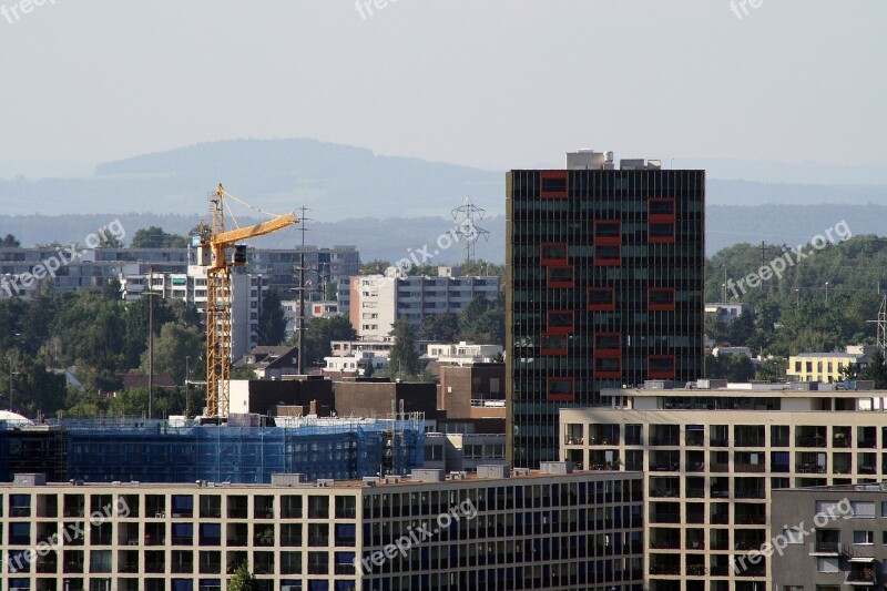 Zurich Oerlikon Urban Construction Sites Construction