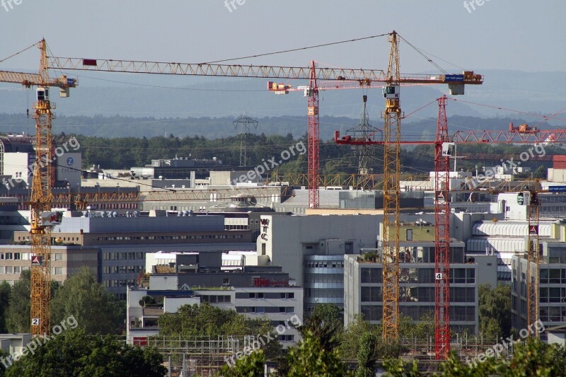 Zurich Oerlikon Urban Construction Sites Construction