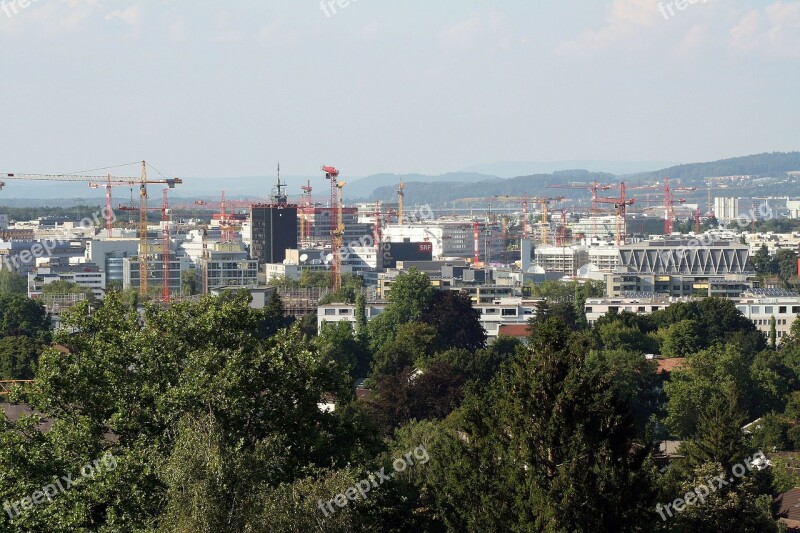 Zurich Sponge Things Urban Construction Sites Construction