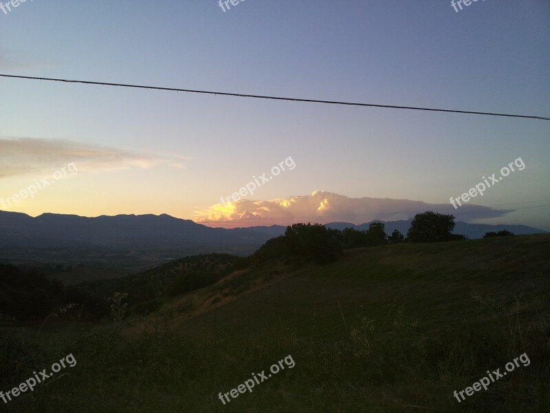 Landscape Sunset Campaign Sky Cloud