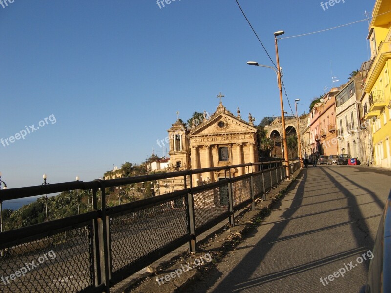 Bagnara Calabra Road Church Railing Calabria