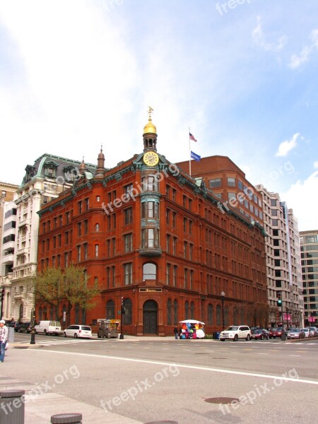 Architecture Brick Building Perspective Corner Building