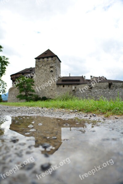 Liechtenstein City Buildings Castle Free Photos