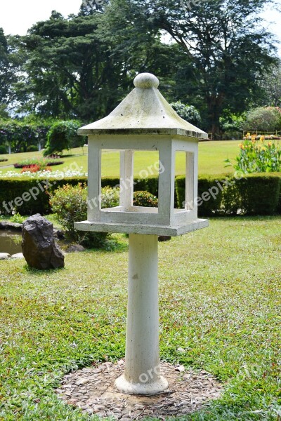 Post Shape Silhouette Garden Decoration