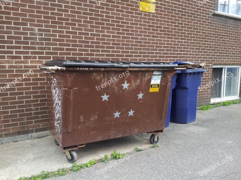 Trash Container Can Recycle Symbol