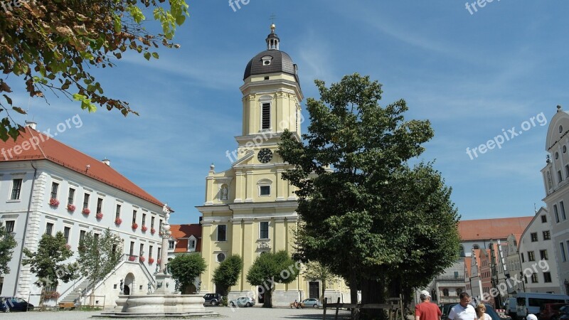 Neuburg On The Danube Bavaria City Danube River