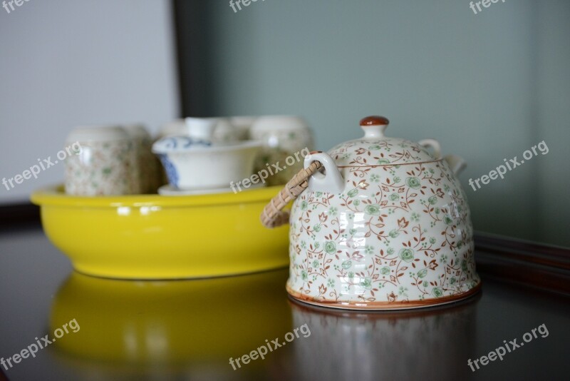 Tea Set Teapot Tea Cup Free Photos