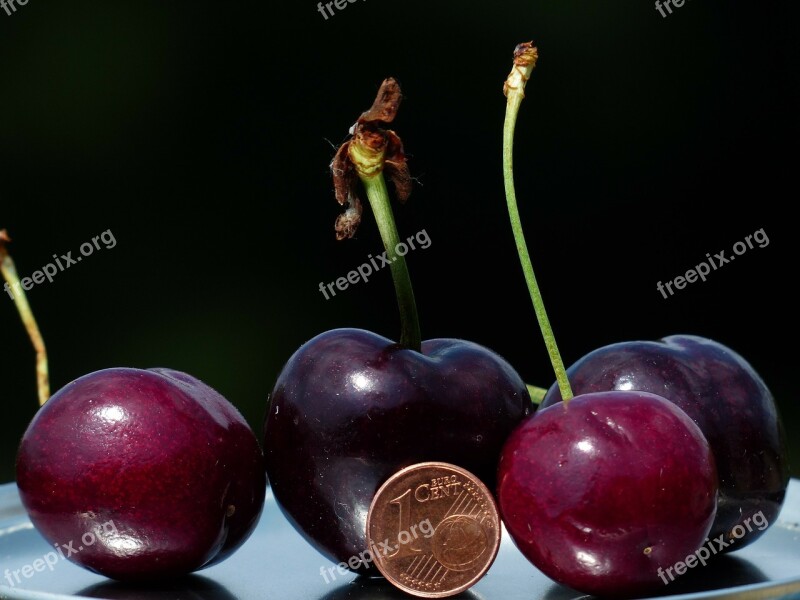 Cherries Large Huge Size Comparison Cent