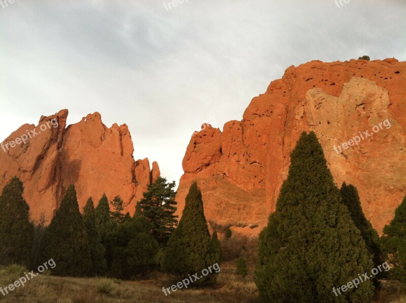 Garden Of The Gods Colorado Springs Landscape West Light