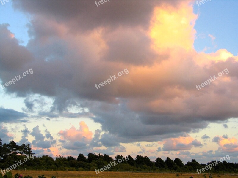 Sky Sunset At Dusk Free Photos