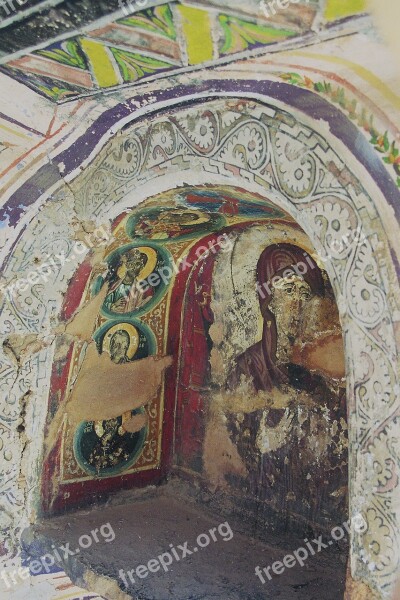 St Catherine's Monastery Sinai Fresco Mural Painting Technique