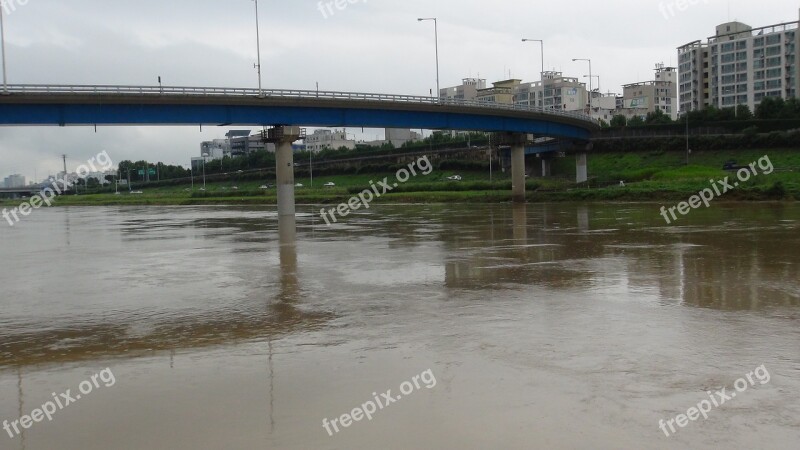 Junja River After Heavy Rain