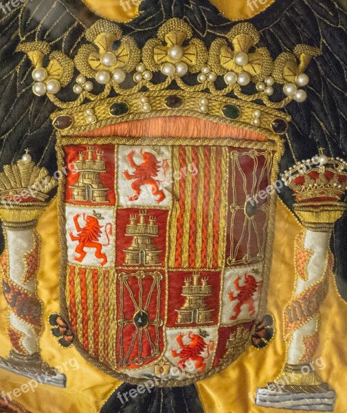 Coat Of Arms Spain Flag Castilla Leon