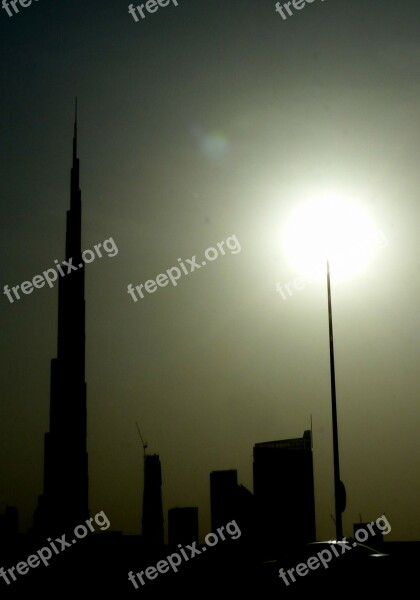 Dubai Burj Khalifa Skyscraper U A E Tallest Building