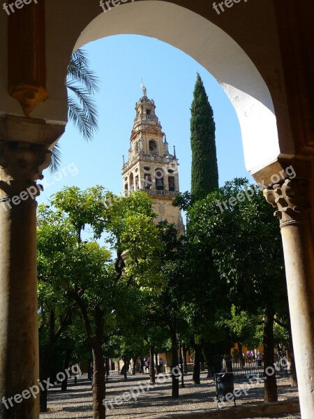 Mosque Minaret Architecture Islamic Cordoba